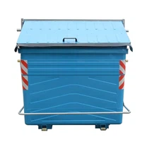 Μεγάλος μεταλλικός σκουπιδοτενεκές