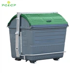 2025 Καλύτερος πωλητής γαλβανισμένα απόβλητα BIN πολυλειτουργικά πυρκαγιά αδιάβροχο κάδο απορριμμάτων μεγάλης χωρητικότητας